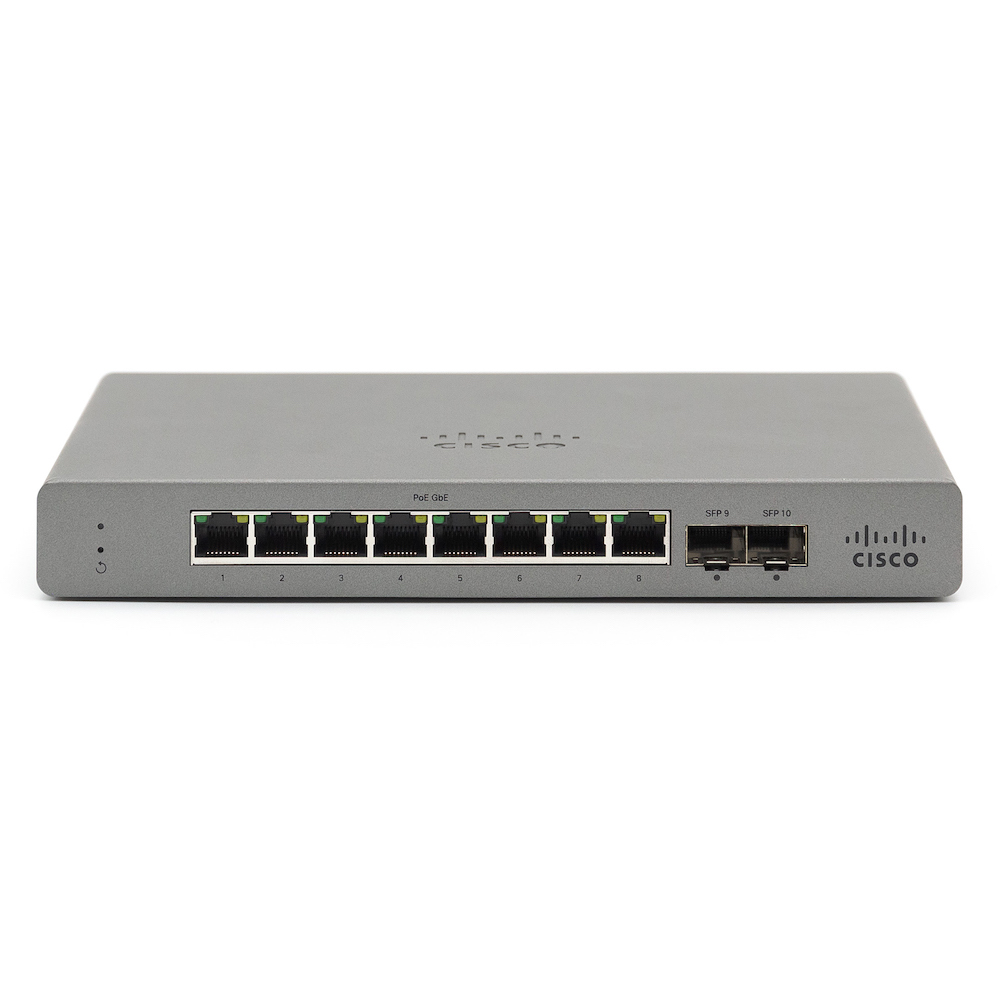 Cisco Meraki GS110 Managed Gigabit Ethernet (10/100/1000) Grey