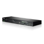 ATEN 8-Port USB - PS/2 VGA KVM Over IP Switch with USB Peripheral port