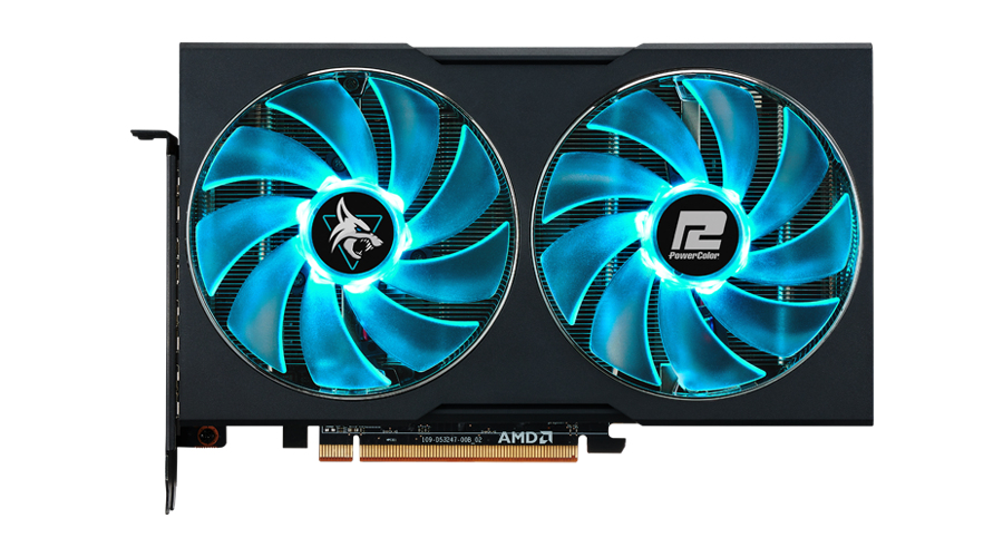 Image of PowerColor Hellhound RX 7600 8G-L/OC AMD Radeon RX 7600 8 GB GDDR6