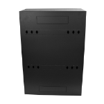 StarTech.com 8U 19" Verticaal Wandmonteerbaar Server Rack Cabinet, Low Profile 38cm (15"), Diepte 76cm (30"), Afsluitbaar Rack met 2U voor Switch Patch Panel Router Montage, Voorgemonteerd