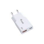 Equip 2-Port 20W GaN Slim USB PD Charger, USB-C x1, USB-A x1