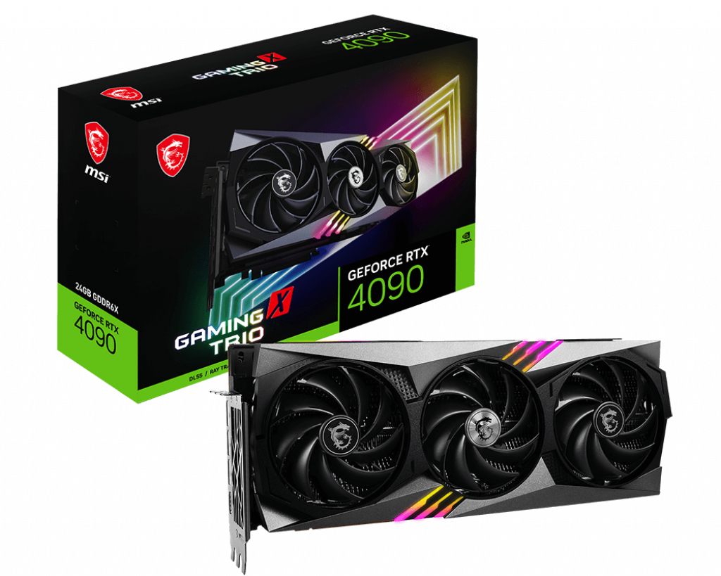 Image of MSI GAMING GeForce RTX 4090 X TRIO 24G NVIDIA 24 GB GDDR6X