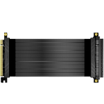 Akasa RISER BLACK X2, Premium PCIe 3.0 x 16 Riser cable,20CM 180Â° PCIe 3.0 x16 Female 180Â° PCIe 3.0 x16 Male