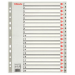 Esselte 100126 tab index Numeric tab index Polypropylene (PP) Grey