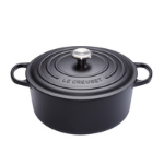 LE CREUSET EU Product - 21177200000430 - 2.4 L - Round - Black - Cast iron - Black - Stainless steel