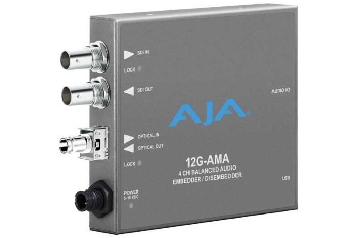Matek | AJA 12G-AMA-R-ST 12G-SDI Input and Output up to 4K/UltraHD with ...