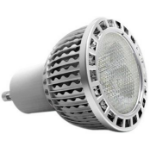 YYC LED GU10 3.5W silver clear Warm White 245 lumens