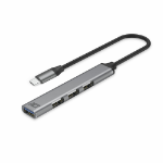 ACT AC6425 hub & concentrateur USB 3.2 Gen 1 (3.1 Gen 1) Type-C 5000 Mbit/s Gris