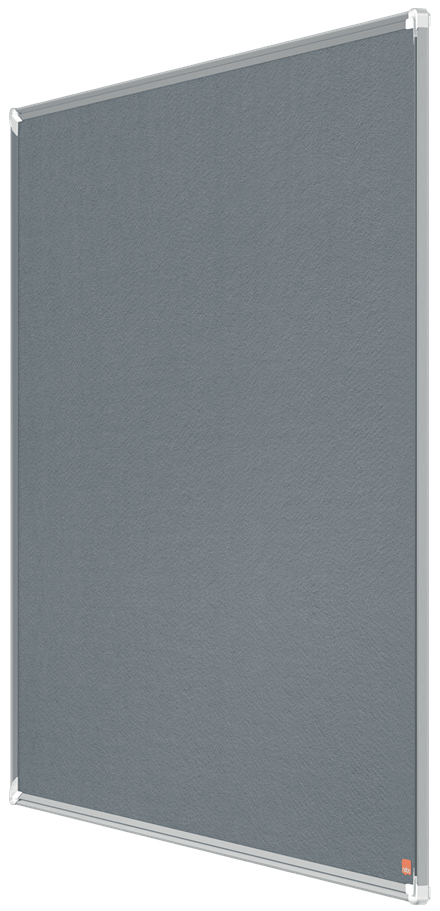 Nobo Premium Plus Felt Notice Board 1200 x 900mm Grey 1915196