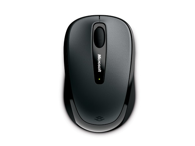 Image of Microsoft Wireless Mobile 3500 mouse Ambidextrous RF Wireless...