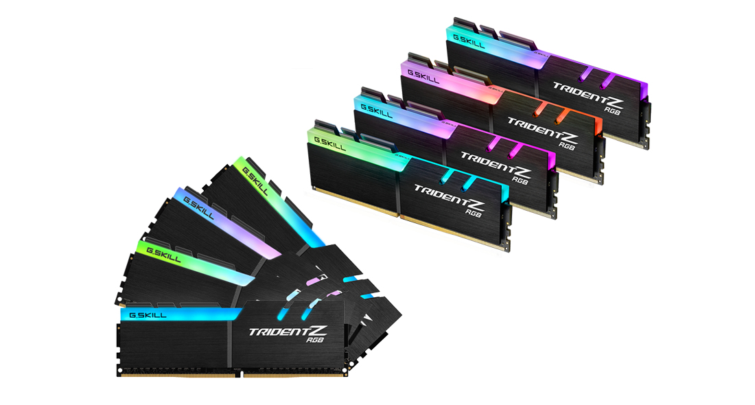 G.Skill Trident Z RGB F4-3600C18Q2-256GTZR memory module 256 GB 8 x 32 GB DDR4 3600 MHz