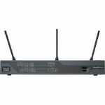 Cisco 891F, Refurbished wireless router Gigabit Ethernet Dual-band (2.4 GHz / 5 GHz) 4G Black