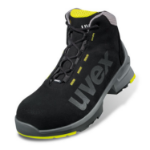 Uvex 1 SAFETY BOOT BLACK/ YELLOW SIZE 8