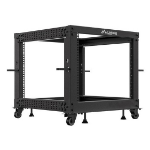 Lanberg OR01-6109-B rack cabinet 9U Freestanding rack Black