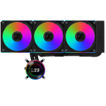 Lian Li GA II Hydroshift II LCD-C 360CL Processor All-in-one liquid cooler 12 cm Black 1 pc(s)