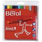 Berol COLOUR FINE PEN AST INK PK12