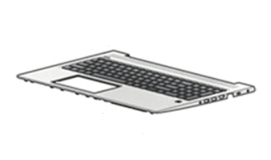 HP L45091-A41 notebook spare part Housing base + keyboard