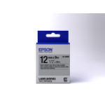 Epson Metallic Tape - LK-4SBM Metallic Blk/Siv 12/9