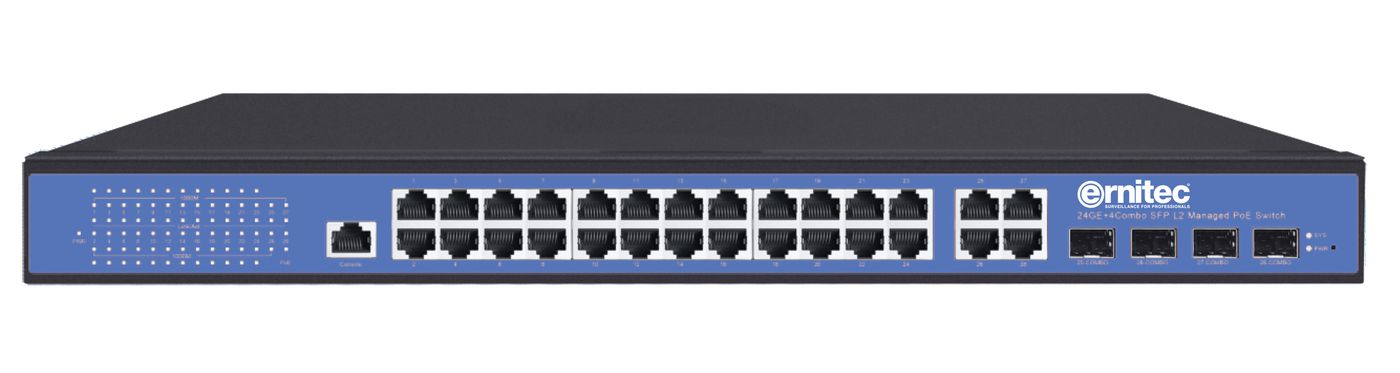 Ernitec ELECTRA-248/4 network switch Managed Gigabit Ethernet...