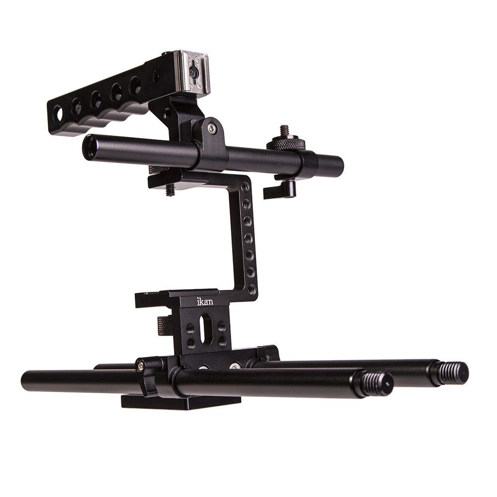 ikan ELE-P-BMPCC camera cage 1/4. 3/8" Black