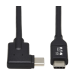 Tripp Lite U420-001-RA USB cable USB 3.2 Gen 1 (3.1 Gen 1) 11.8" (0.3 m) USB C 5 Gbit/s 60 W Black