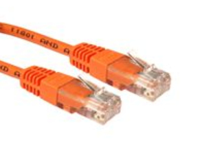Cables Direct URT-600-HO networking cable Orange 0.25 m Cat5e U/UTP (UTP)