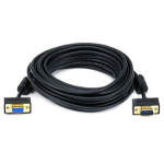 Monoprice VGA/VGA, M/F, 7.62 m VGA cable 300" (7.62 m) VGA (D-Sub) Black