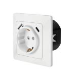 LogiLink PA0253 socket-outlet CEE 7/3 + USB White