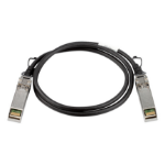 Plusoptic DACSFP28-3M-PLU InfiniBand/fibre optic cable QSFP28 Black, Stainless steel