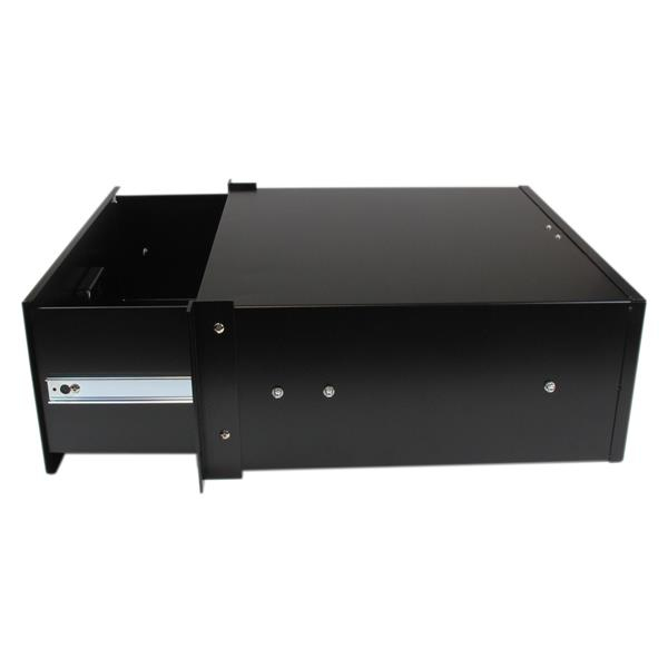 StarTech.com 4U Black Steel Storage Drawer for 19in Racks and Cabinets