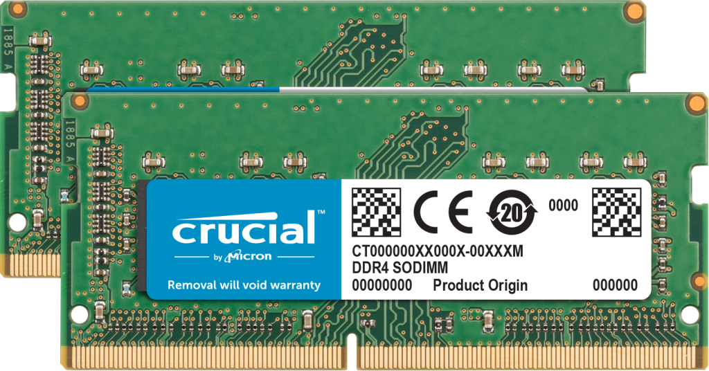 Image of Crucial CT2K32G4S266M memory module 64 GB 2 x 32 GB DDR4 2666 MHz