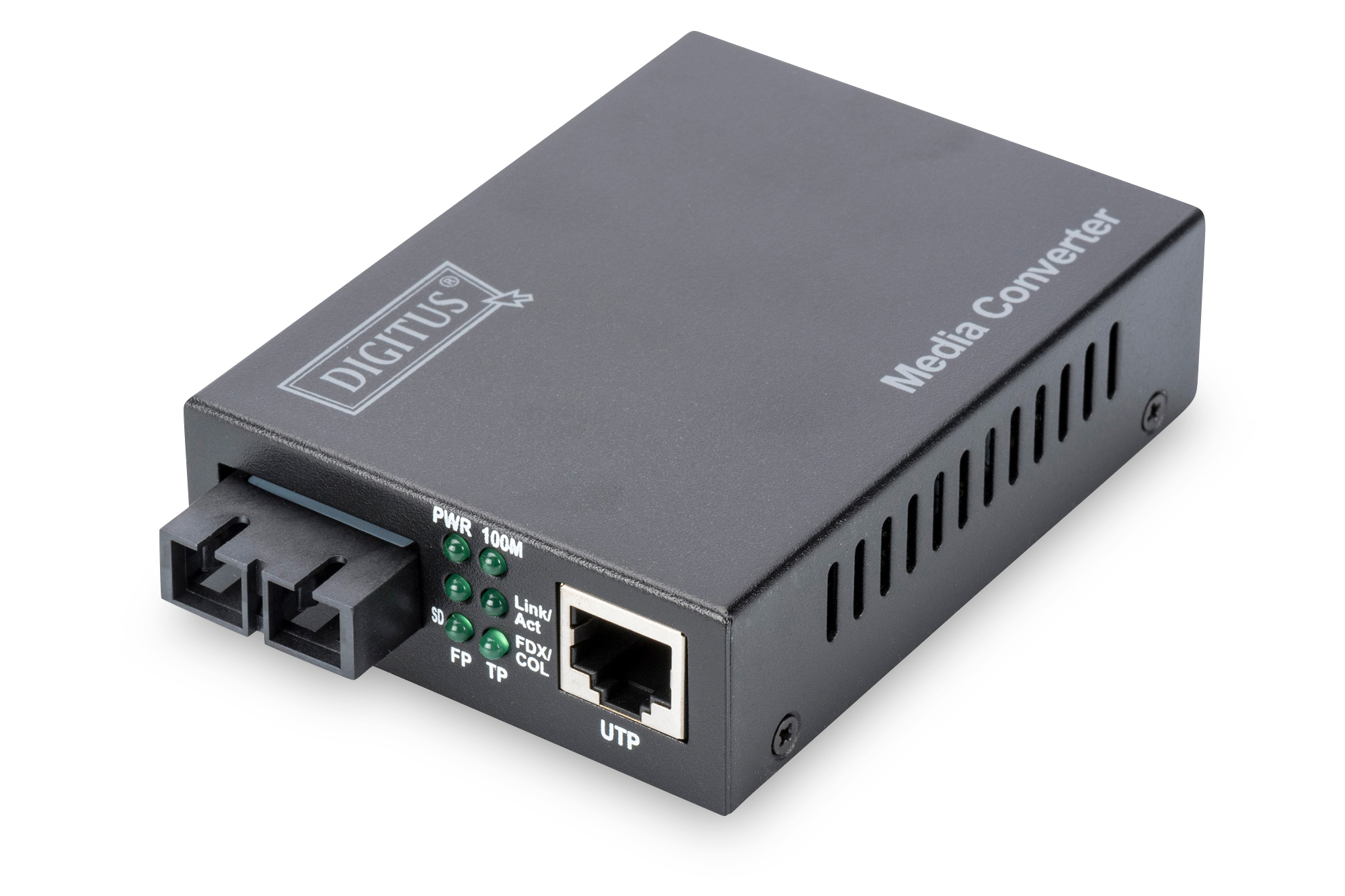 Image of Digitus Fast Ethernet Media Converter, RJ45 / SC