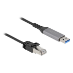DeLOCK 60756 networking cable Anthracite, Black 2 m