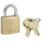 MASTER LOCK Hangslot met 20 mm breed huis van massief messing