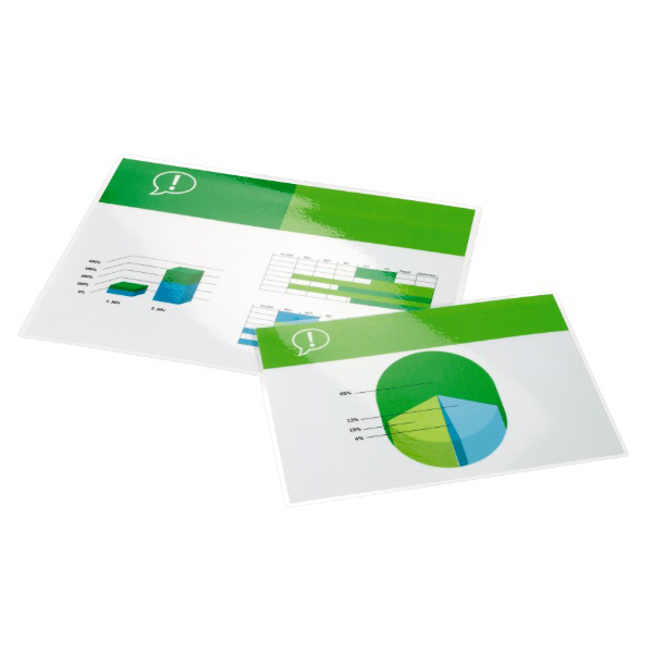 GBC Document Laminating Pouches A4 2x75 Micron Gloss (25)