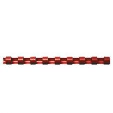 Image of Fellowes 5345603 8mm Red Plastic Comb
