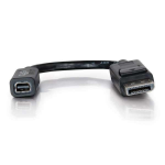 C2G 0.15m DisplayPort Male / Mini DisplayPort F 0,15 m DisplayPort M Zwart