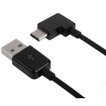 JLC Type C Right Angled (Male) to USB (Male) Cable - 3M - Black