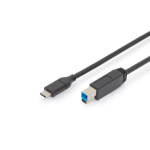Digitus AK-300149-018-S USB-kabel USB 2.0 1,8 m USB C USB B 5 Gbit/s Zwart