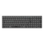 Port Designs 911002FR keyboard Home/Office RF Wireless + Bluetooth AZERTY French Black, Grey