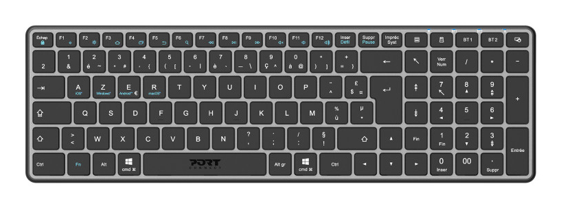 Port Designs 911002FR keyboard Home/Office RF Wireless + Bluetooth AZE