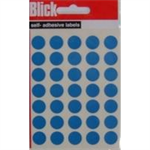 BLICK COLORED LBLS 13MM BLUE PK2800