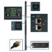 Tripp Lite PDUNVR30HVLX power distribution unit (PDU) 24 AC outlet(s) 0U Black