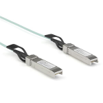 StarTech.com Dell EMC AOC-SFP-10G-3M Compatible 3m/9.84ft 10G SFP+ to SFP+ AOC Cable - 10GbE SFP+ Active Optical Fiber - 10Gbps SFP Plus/Mini GBIC/Transceiver Module Cable -