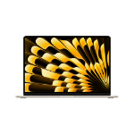 Apple MacBook Air 15-inch : M5 chip with 10‑core CPU and 10‑core GPU, 16GB, 512GB SSD - Starlight