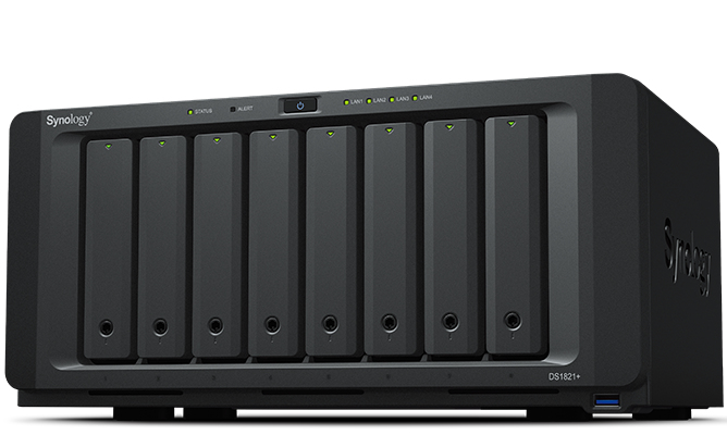 Image of Synology DiskStation DS1821+ NAS/storage server Tower Ethernet LAN...