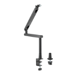 LogiLink Professional Studio Microphone Boom Arm Stand, black