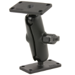RAM Mounts Double Ball Mount Black Aluminium