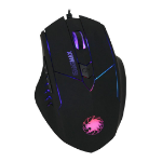 GAMEMAX Tornado 7 LED Gaming Mouse  Optical Multi Colour 2000dpi Wired USB 6 Buttons