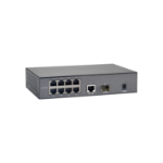 LevelOne 10-Port Fast Ethernet PoE Switch, 1 x Gigabit RJ45, 1 x Gigabit SFP, 8 PoE Outputs, 90W